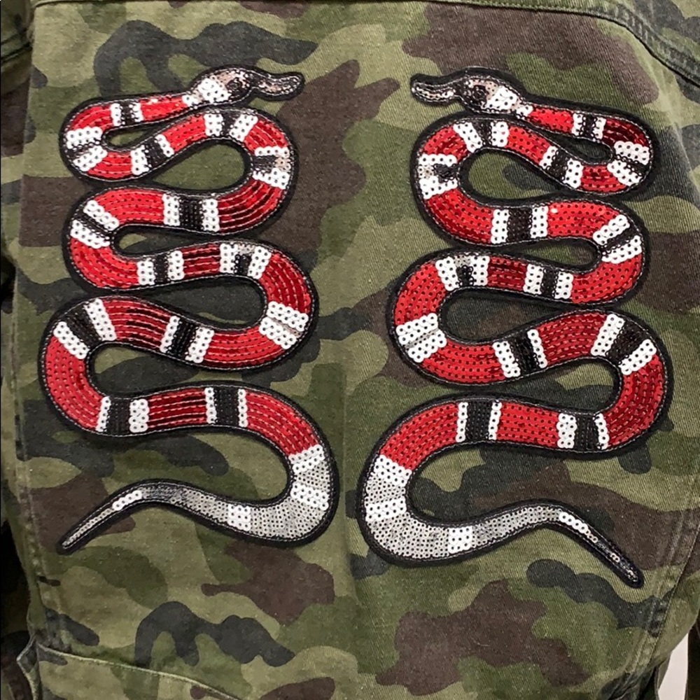 Camo Denim Jacket - Picture 7 of 8